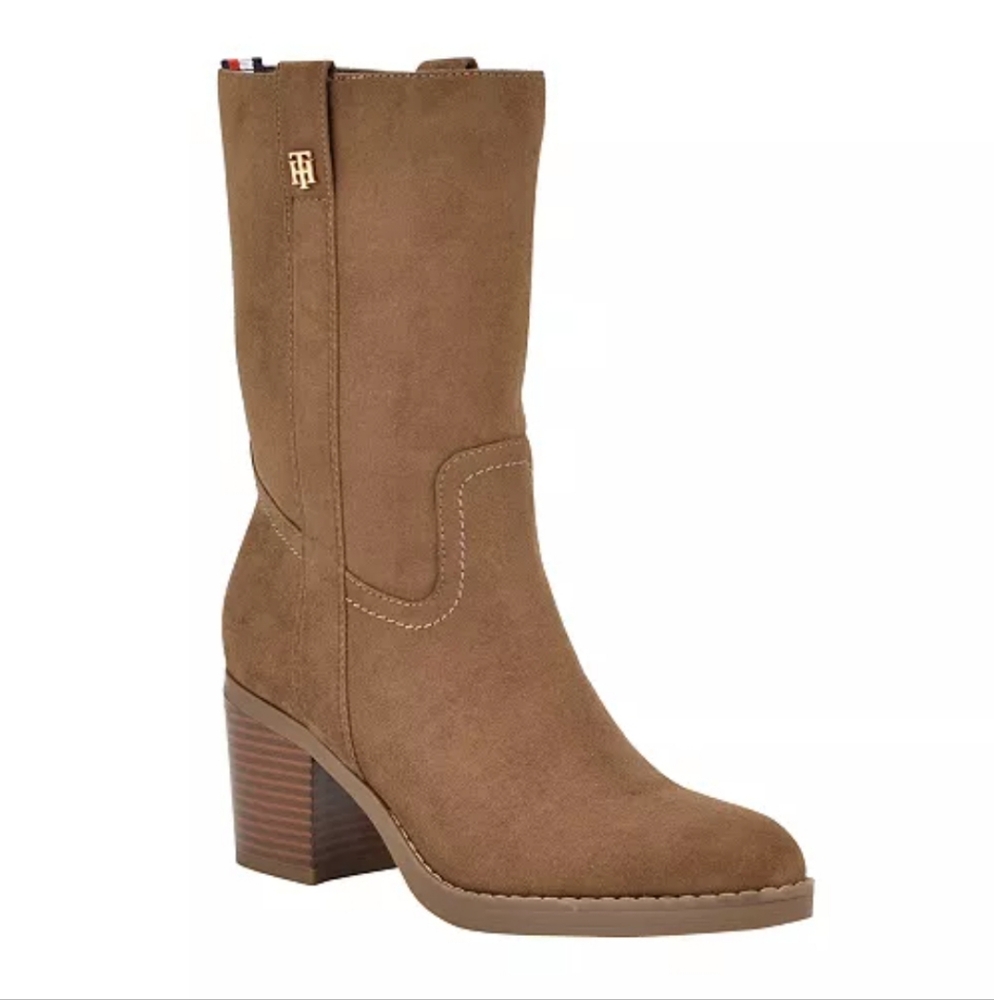 TOMMY HILFIGER Mid Shaft Boots Size 9.5